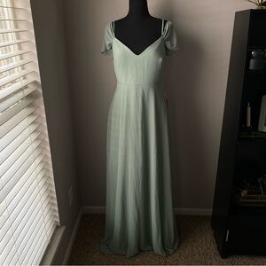 Birdy Grey Mint Green Wedding Gown